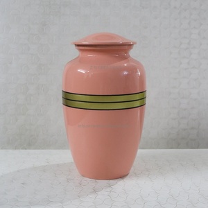 Urnes funéraires en aluminium sculptées et gravées à la main, objets d'art de collection, récipients métalliques personnalisés pour cendres funéraires, vente directe - Product Image 1