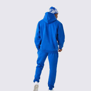 ชุดวอร์มลำลองสองชิ้นแบบใหม่สำหรับฤดูหนาว ผู้ชาย คุณภาพสูง ไซส์ใหญ่ เสื้อสวมหัว ชุดออกกำลังกาย วิ่ง ชุดกีฬา ผ้าสี่ทิศทางยืดได้ - Product Image 6