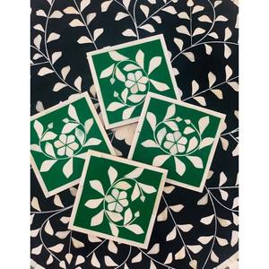 Decorative Bone Inlay <b>Coasters</b> <b>Set</b> Furniture & Home Living High Quality Bone Inlay <b>Coaster</b> Indian Manufacturer Bone Inlay Coffee - Product Image 6