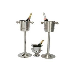 Cubo de vino de acero inoxidable con soporte, soporte de vino Elegance, soporte de vino Chill Master, soporte de lujo Chateau, soporte de frío y servicio - Product Image 6