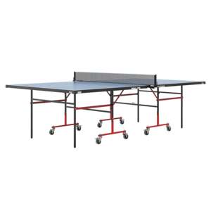 Table de tennis de table professionnelle Stag Iconic Sleek, mobile, pleine taille, plateau en MDF de 25 mm, anti-intempéries, design pliable - Product Image 1