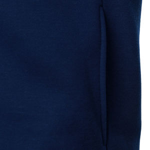 Automne hiver hommes 100% coton à capuche manteau avec manches longues et fermeture éclair latérale couleur unie décontracté à capuche Design - Product Image 6