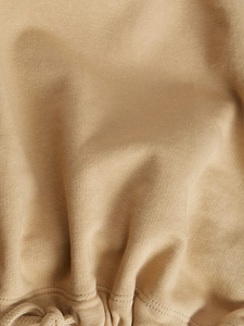 Sudaderas con capucha recortadas en blanco de poliéster y algodón de alta calidad para mujer, ropa de calle, sudaderas con Capucha de punto personalizadas a la moda para mujer - Product Image 3