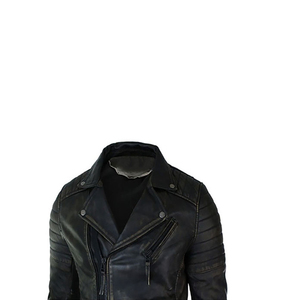 Vestes en cuir véritable imperméables et respirantes pour hommes, design tendance 2024, confortables, vente en gros, manches longues, style racing. - Product Image 5