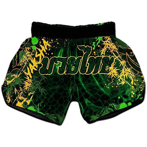 Customizable Tiger Muay Thai Boxing Shorts Breathable MMA <b>Trunks</b> <b>for</b> <b>Men</b> and Women with Mid Waist Design - Product Image 6