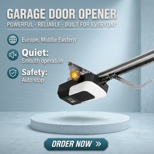 Ouvre-portes <span class=keywords><strong>de</strong></span> <span class=keywords><strong>garage</strong></span> sectionnels/inclinables automatiques MOC puissants 3/4 CV avec <span class=keywords><strong>rail</strong></span> à chaîne durable et batterie <span class=keywords><strong>de</strong></span> secours - Product Image 2