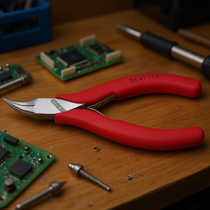 คีมหัวขัดเงาสำหรับงานอิเล็กทรอนิกส์ของ Knipex พร้อมด้ามจับพลาสติก - Product Image 3