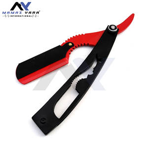 Rasoir de Barbier Professionnel à Lame de 1 mm, Lame Demi-Épaisse Amovible, pour Rasage et Coiffure de Barbe, Usage en Salon et Toilettage - Product Image 3