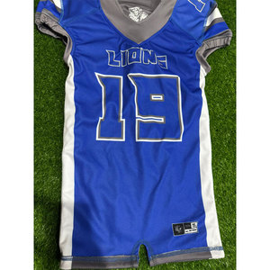 Vente en gros de maillots de football américain de haute qualité, uniformes d'équipe respirants imprimés avec logo personnalisé, ensembles pour adultes, jeunes et enfants - Product Image 1