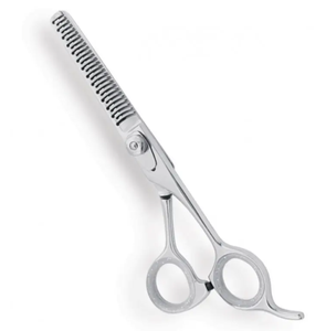 Ciseaux de coiffure professionnels pour gaucher lame droite en acier inoxydable pour coiffeurs outil de coiffure amincissant - Product Image 5