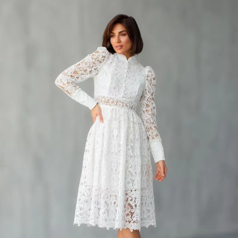 v back lace wedding dress Juilet main image 1