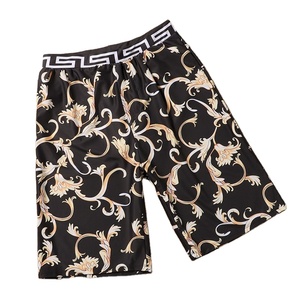 Shorts de plage pour hommes personnalisés, imprimés en dentelle, sublimés, été, séchage rapide, écologiques, respirants, décontractés, fermeture à cordon - Product Image 4