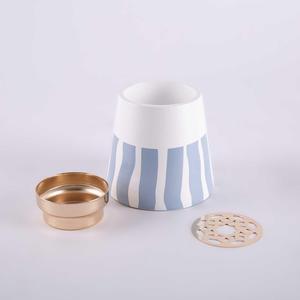 Quemador de incienso de Metal de Venta caliente oro dormitorio Oficina Mesa abrazando Lotus Candy Ocean bergamota características anís estrellado - Product Image 3