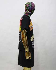 Nuevas llegadas Hombres Hell Camiseta de algodón Camiseta personalizada Nfc Scan Impresión de gran tamaño Camiseta de manga corta Hip Hop - Product Image 4