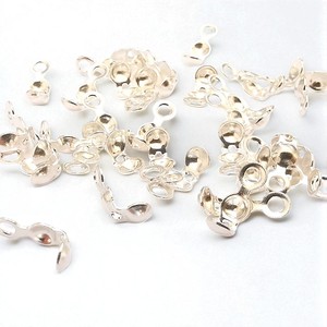 Couverture de noeud de cordon en argent sterling-Apprêts de gros - Product Image 3