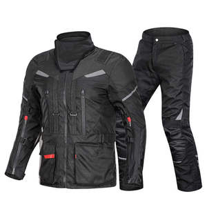 Combinaison de moto une pièce en cuir pour hommes avec protection complète du corps Équipement de course et d'aventure - Product Image 3