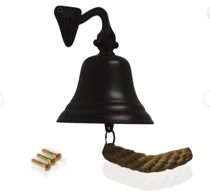 Sonnette de bateau tendance en laiton massif, à suspendre au mur, pour bar, bateau, réception d'hôtel, en promotion - Product Image 1