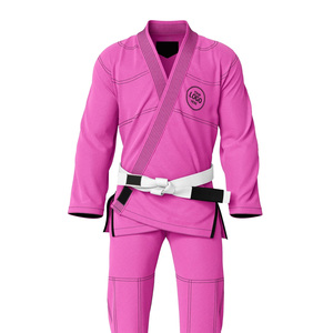 Kimono de Jiu-Jitsu Rose Audacieux Personnalisable pour Femmes et Hommes - 100% Coton Léger Haute Résistance pour Sparring Intense - Product Image 5
