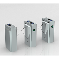 ACS AUTO Electronic Flap Barrier Torniquetes Control de acceso para edificio de oficinas Gimnasio RFID Reconocimiento facial para seguridad