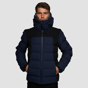 Chaqueta acolchada de plumón para hombre con logotipo personalizado de alta calidad, chaquetas acolchadas deportivas informales de invierno, chaqueta de invierno - Product Image 4