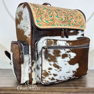 Nouveau best-seller Sac à dos de voyage en cuir usiné à la main de grande capacité Sac à dos durable à la mode - Product Image 1