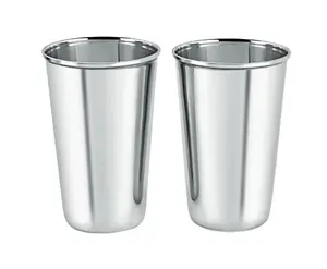 Bulk Distributor Selling Top Notch Quality Stylish Design Home Use Eco-Friendly Stainless Steel SS Water Glass for Sale