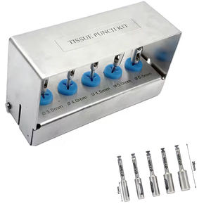 Kit de Cirugía Dental para Implantes Eléctricos, Juego de 5 Piezas de Brocas para Tejidos, Instrumentos de Implante, Herramientas Quirúrgicas, Implantología Oral - Product Image 1