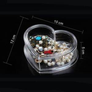 Mini Caja de Regalo Acrílica Transparente en Forma de Corazón Rectangular para Dulces, Joyas, Recuerdos de Boda - Contenedor de Almacenamiento Multifuncional Duradero - Product Image 4