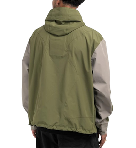 Chaquetas Cortavientos Anorak Personalizadas con Logotipo para Hombre, Talla Grande, Forro de Malla Transpirable, Cremallera Impermeable, Capucha con Contraste de Color - Product Image 2