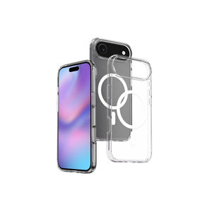 เคสใสแข็งแบบนูนลายหรูหรา รองรับ MagSafe สำหรับ iPhone 17 Air ป้องกันการกระแทก ผลิตจากซิลิโคน - Product Image 1