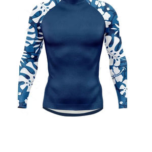Service OEM Rash Guards unisexes respirants de haute qualité 100% polyester Anti-UV Séchage rapide Manches longues Rash Guards à bas prix - Product Image 4
