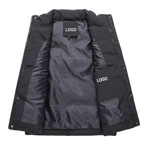 Autumn and Winter High Quality Casual Vest Solid Sleeveless Plus Jacket Thickened <b>Warm</b> Custom Men Bubble Puffer <b>Gilets</b> Vest - Product Image 4