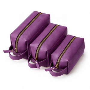 Personalized Gift Leather <b>Bag</b> Waterproof <b>Men</b> Make Up Travel <b>Bags</b> Toiletry Wash Organizer <b>Bag</b> - Product Image 1