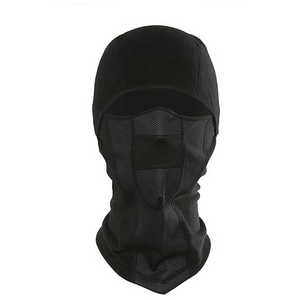 Masque de ski intégral pour homme Logo personnalisé moto coupe-vent chaud cagoule hiver 1 trous tricoté Ski tricot chapeaux masque pour Ski - Product Image 1