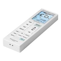 Télécommande universelle pour climatiseur WiFi SMASOON SR-80E avec boîtier en plastique, 15 boutons, portée de 8 m, piles AAA