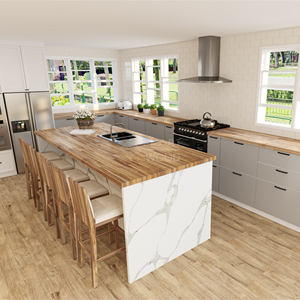 Plancher de bois de joint de doigt ACACIA de haute qualité 26/38/15mm couleurs accrocheuses directes du Vietnam - Product Image 5