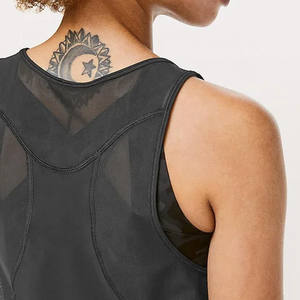 Haute qualité sur mesure hommes débardeur vente chaude respirant Gym entraînement entraînement porter tricoté tissage col en v 100% - Product Image 4