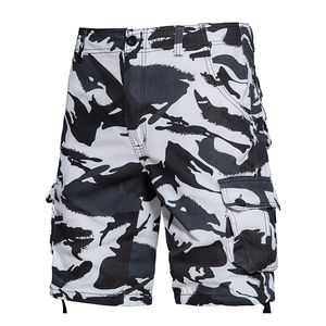 Vente chaude Casual Cargo Shorts Été Plage Sport Coupe ample Multi Poches Respirant Coton Camo Cargo Shorts Pour Hommes - Product Image 1