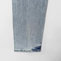 Gaya baru Celana Jin Denim pria celana jins Denim dibuat Pria Jeans pinggang tinggi untuk pria dicuci celana Denim sejuk disesuaikan