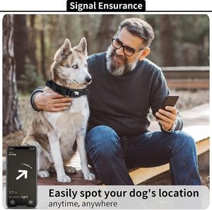 Zware Hond Gps Tracking Kraag Metalen Bok Tactische Halsband Met Airtag Air Tag Houder - Product Image 5