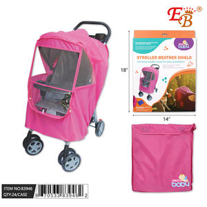 Housse de poussette imperméable rose EB en tissu Oxford, pliable, accessoire de voyage pour bébé - Product Image 1