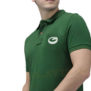 Camisetas Polo de hombre al por mayor de calidad superior hechas con el mejor material Camisetas Polo de color liso - Product Image 4