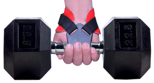 Precio al por mayor ajustable 2025 Color rojo y negro Buen proveedor Haga sus propios trabajos atléticos Ganchos de levantamiento de pesas para fitness - Product Image 4