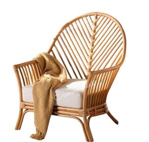 Silla de bambú natural, respetuosa con el medio ambiente, silla de caña de bambú, silla de jardín de ratán, muebles de exterior para el hogar, hoteles, bares, terraza, balcón - Product Image 2