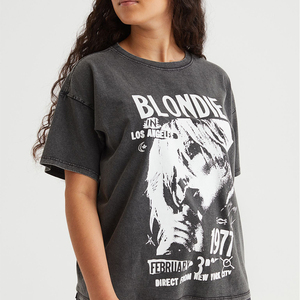 Camiseta de manga corta al por mayor barata para mujer, camiseta informal de nuevo diseño para mujer - Product Image 2