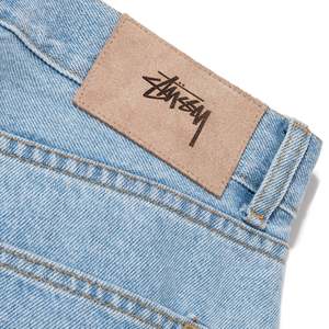 กางเกงยีนส์ทรงสลิม Stussy รุ่น [316041] เอวกลาง ผ้าเดนิมระบายอากาศดี สไตล์ลำลอง พิมพ์ลายเรียบ ทรงตรง/ทรงดินสอ สีเข้ม/สีกลาง/หลากสี - Product Image 3