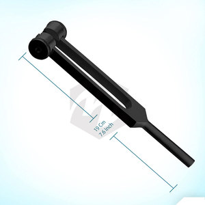 Black Non-Magnetic Aluminum Alloy Tuning Fork <b>Activator</b> C 256 Hz Sound Healing Vibrational Therapy Basis <b>Surgical</b> <b>Instruments</b> - Product Image 4