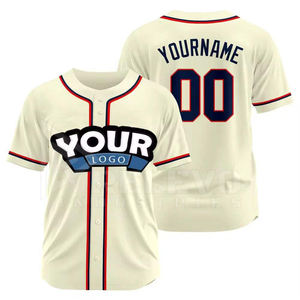 Nuevo Uniforme de Béisbol Sublimado Unisex, Ropa de Equipo Personalizada, Jersey de Dos Botones, Ropa Deportiva con Diseño Único, Transpirable y de Secado Rápido - Product Image 1