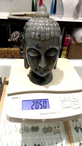 Estatua tallada de Buda, labradorita Natural de alta calidad, todos los tamaños disponibles, escultura hecha a mano - Product Image 6