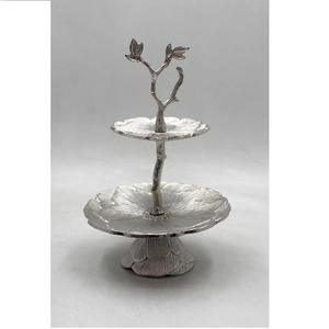 แท่นวางเค้กทาสีทองสำหรับตกแต่งในงานแต่งงานถ้วยเค้กแท่นวางแสดงแบบอินเดีย - Product Image 2